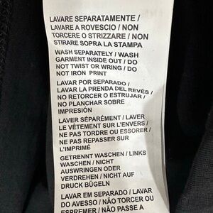 Love Moschino Black Garment with Care Label